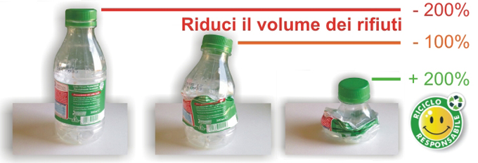 riduciamo il volume dei rifiuti